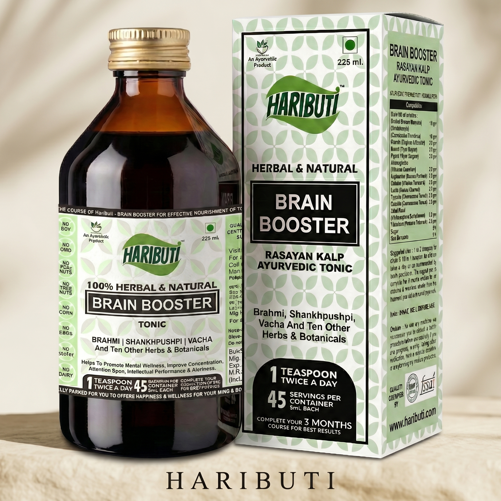 brain booster tonic for brain & memory wellness with brahmi, shankhpushpi, vacha and 10 other herbs & botanicals, 225ml, for kids brain booster tonic for brain & memory wellness with brahmi, shankhpushpi, vacha and 10 other herbs & botanicals, 225ml, for kids